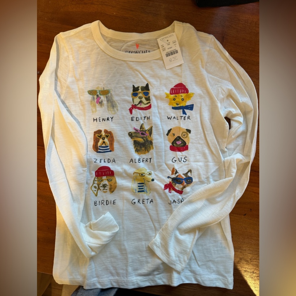 New with tags JCrew kids long sleeve shirt